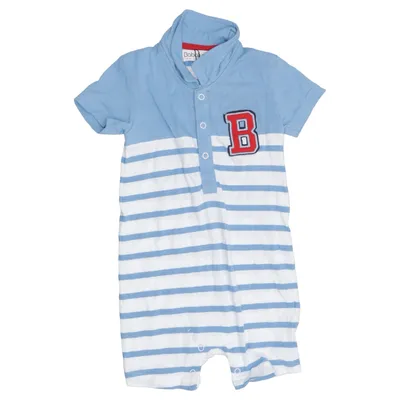 Rompers (Blue, White) from Babaluno Cotton