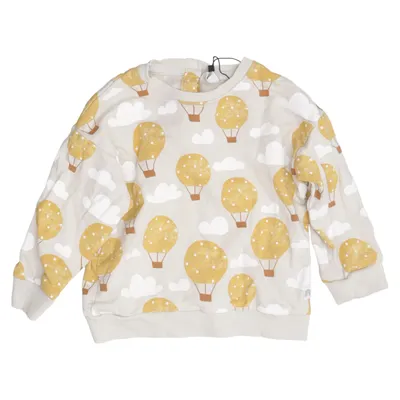 Sweatshirt (Beige, Yellow, White) from Lindex Baby Cotton, Elastane