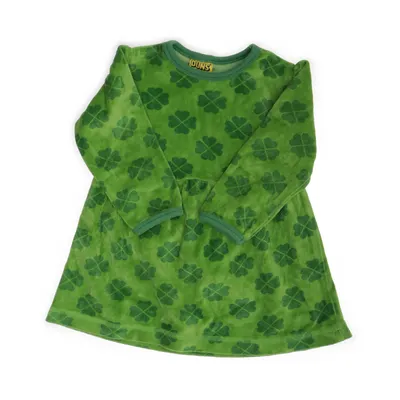 Klänning (Grön) från Duns Ekologisk bomull, Polyester