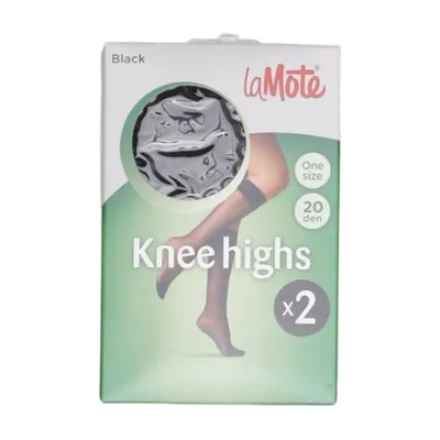 Knästrumpor (Svart) från Lamote Polyamid