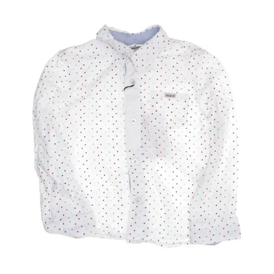 Skjorta (Vit, Flerfärgad) från Pick-Up Bomull, Elastan