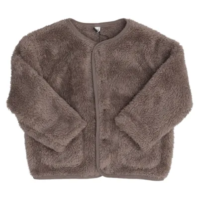 Fleecejakke (Brun) fra Muji Bomuld, Polyester