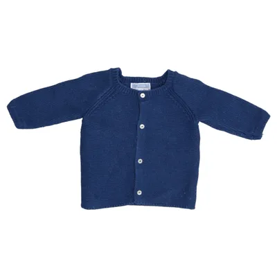 Cardigan (Bleu) de Jacadi Cachemire, Coton