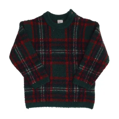 Tröja (Grön, Flerfärgad) från H&M Baby Ull, Elastan, Bomull, Polyamid