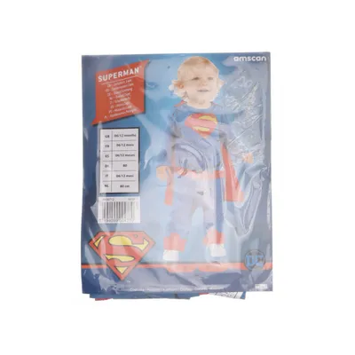 Maskeradkläder (Blå, Röd) från Superman Polyester