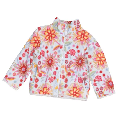 Fleece jas (Blauw, Meerkleurig) van H&M Polyester