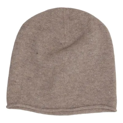 Beanie (Beige) van Massimo Dutti Kasjmier, Wol