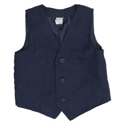Suit vest (Blue) from H&M Elastane, Polyester, Viscose