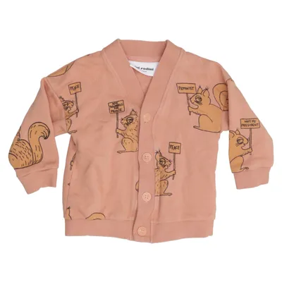 Cardigan (Oranje) van Mini Rodini Katoen