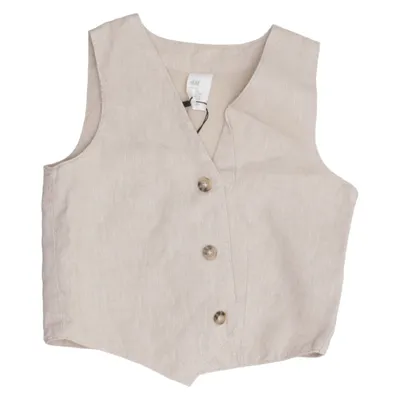 Kostymväst (Beige) från H&M Bomull, Linne