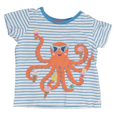 T-shirt (Wit, Blauw, Meerkleurig) van Babyboden Katoen