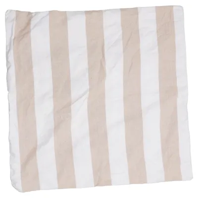 Sierkussensloop (Beige, Wit) van Broste Copenhagen