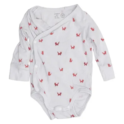 Body (White, Red) from Lindex Baby Cotton, Elastane