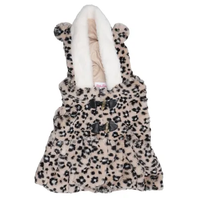 Gilet d'extérieur (Beige, Noir, Blanc) de Little Lass Polyester