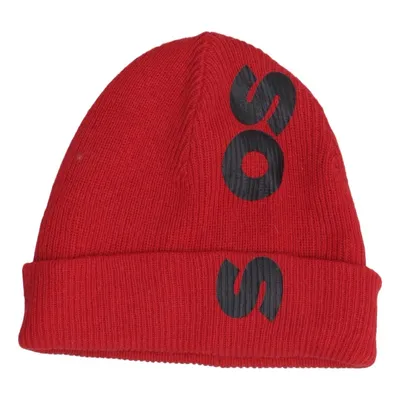 Beanie (Red) from SOS Acrylic, Polyester, Wool