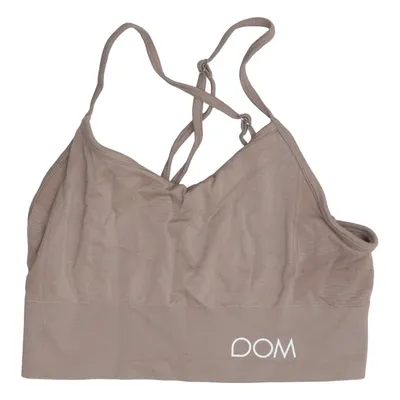 Sports bra (Brown) from Drop of Mindfulness Elastane, Polyamide