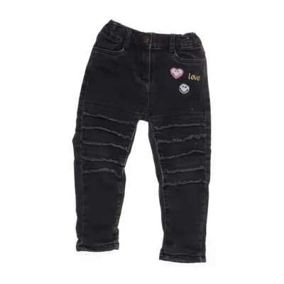 Spijkerbroek (Zwart) van Smiley World Katoen, Polyester