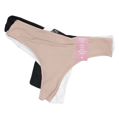 Slip (Zwart, Wit, Beige) van H&M Katoen, Elastaan, Polyamide
