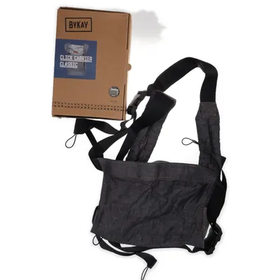 Baby sling (Draagzak click carrier denim) from Bykay