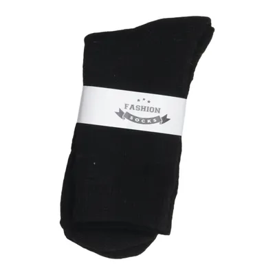 Chaussettes (Noir) de Fashion Coton, Polyester, Laine