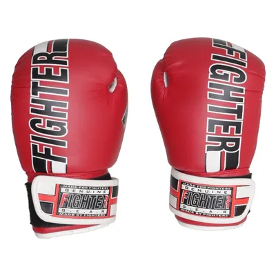Gants de boxe (Rouge, Noir, Blanc) de Fighter