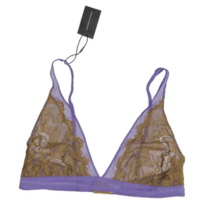 Bralette (Lila, Grön) från Understatement Elastan, Polyamid