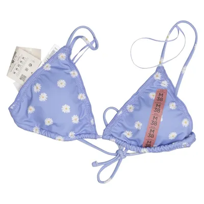 Bikiniöverdel (Blå, Vit) från Pull & Bear Elastan, Polyester