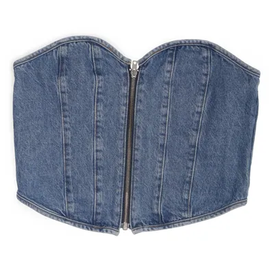 Bustier (Bleu) de Perfect Jeans Gina Tricot Coton