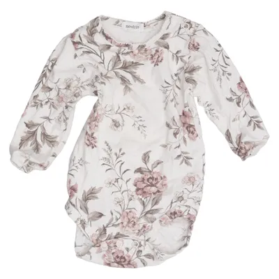 Body (White, Brown) from Newbie by KappAhl Cotton, Elastane