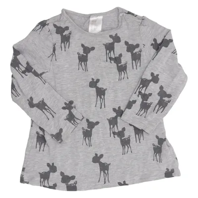 Long sleeve T-shirt (Gray) from H&M Cotton, Elastane, Viscose