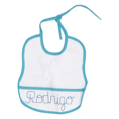 Bavoir (Blanc, Bleu)