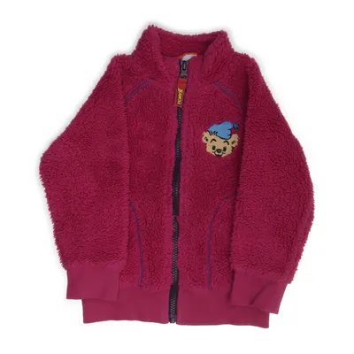 Fleecejacka (Rosa) från Bamse by Lindex Bomull, Polyester