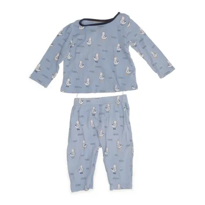 Pyjamas (Blå, Vit) från Baby Club Bomull