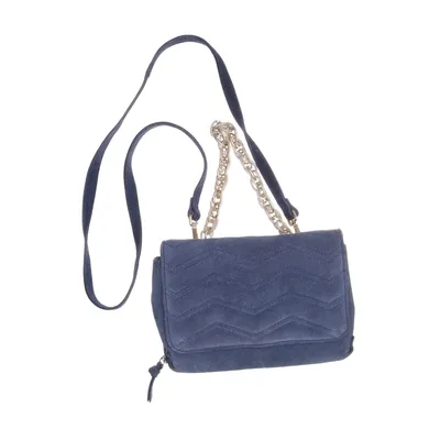 Sac à bandoulière (Bleu) de Zara Woman Daim