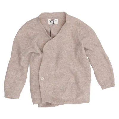 Wickeljacke (Beige) von Baby Box Collection By Halfen Merinowolle