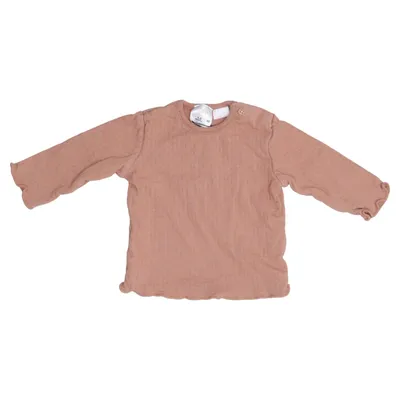 Lange mouwen shirt (Bruin) van Zara