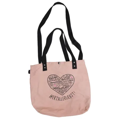 Sac en toile (Rose, Noir) de Adelheid