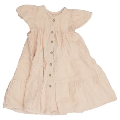Dress (Beige) from Newbie by KappAhl Organic cotton