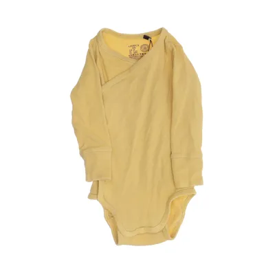Body (Gul) från Lindex Baby Bomull, Elastan