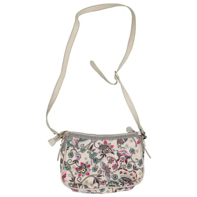 Shoulder-bag (Beige, Multicolored) from Leontine Hagoort Cotton, Polyester, Polyurethane