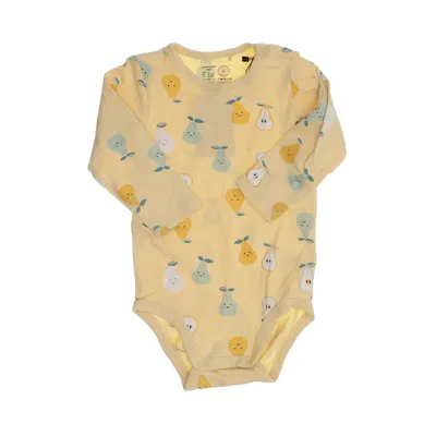 Body (Gul, Flerfärgad) från Lindex Baby Bomull, Elastan