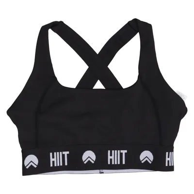 Sport-BH (Svart) från Hiit Elastan, Polyester