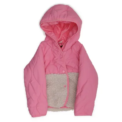 Veste d'hiver (Rose, Beige) de Topomini Coton, Polyester