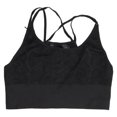 Sports bra (Black, Gray) from MyProtein Elastane, Polyamide, Polyester