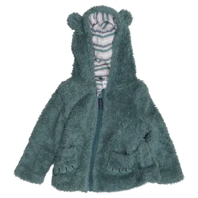 Hoodie (Green) from Manguun Cotton, Polyester