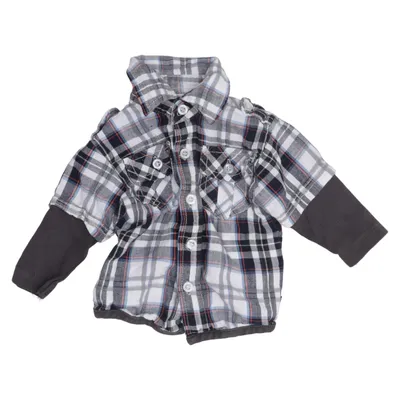 Chemise (Blanc, Bleu, Gris) de Fixoni Coton