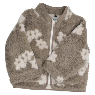 Fleecejakke (Brun, Beige) fra Zara Polyester