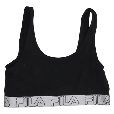 Sports bra (Black) from Fila Cotton, Elastane, Polyester