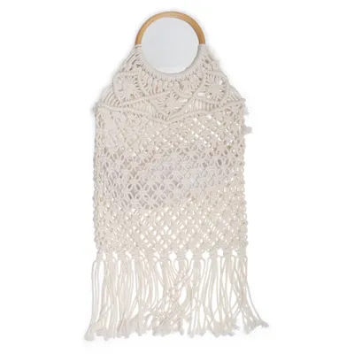 Handväska (Beige) från Lindex Bomull, Polyester