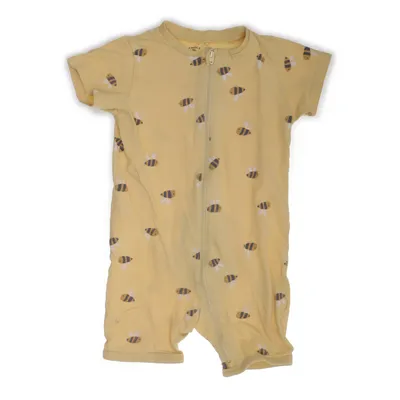 Sparkdräkt (Gul) från Lindex Baby Bomull
